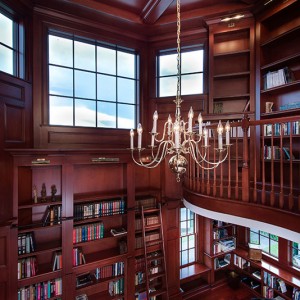 library-chandelier